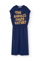 Deep Blue Orca Midi Dress PRODUCT FRONT