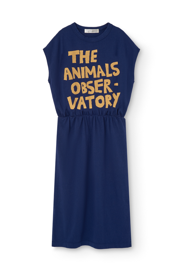 Deep Blue Orca Midi Dress PRODUCT FRONT