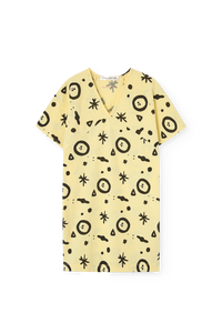 Soft Yellow Walrus Dress COVER