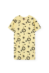 Soft Yellow Walrus Dress PRODUCT BACK