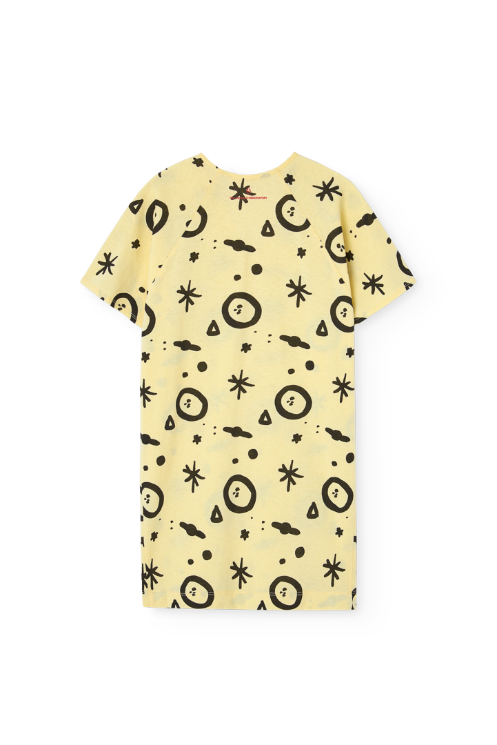 Soft Yellow Walrus Dress PRODUCT BACK