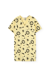 Soft Yellow Walrus Dress PRODUCT FRONT