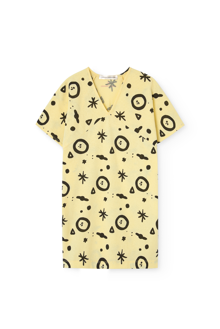 Soft Yellow Walrus Dress PRODUCT FRONT