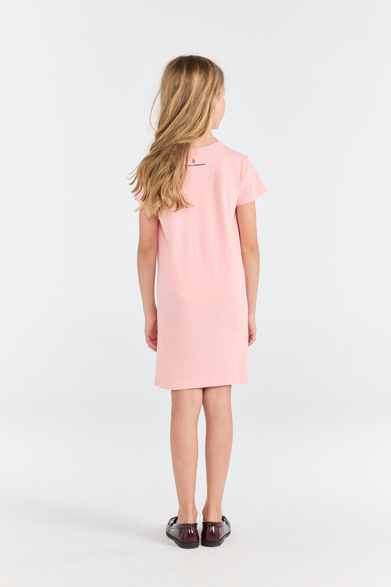 Soft Pink Gorilla Dress MODEL BACK