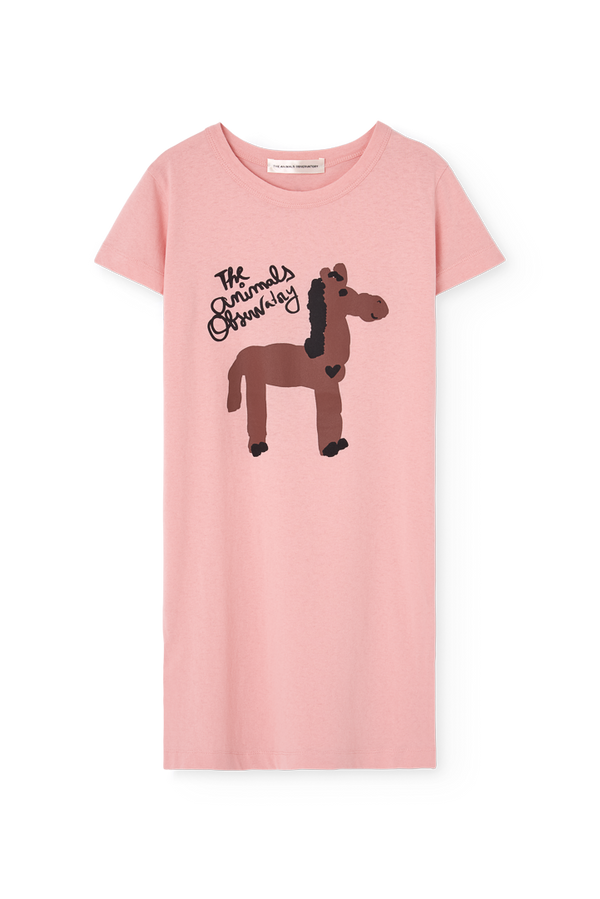 Soft Pink Gorilla Dress PRODUCT FRONT