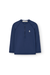 Deep Blue Deer Swim Top PRODUCT FRONT