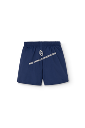 Deep Blue Puppy Shorts PRODUCT BACK