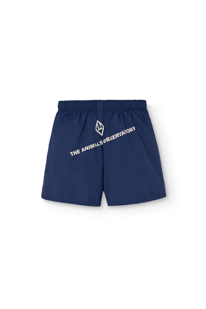 Deep Blue Puppy Shorts PRODUCT BACK