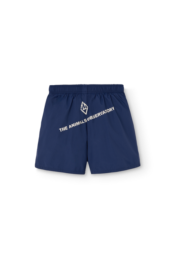 Deep Blue Puppy Shorts PRODUCT BACK