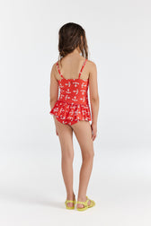 Anchors Clownfish Swimsuit MODEL BACK