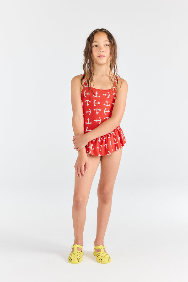 Anchors Clownfish Swimsuit MODEL FRONT