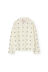 Raw White Wolf Shirt PRODUCT BACK