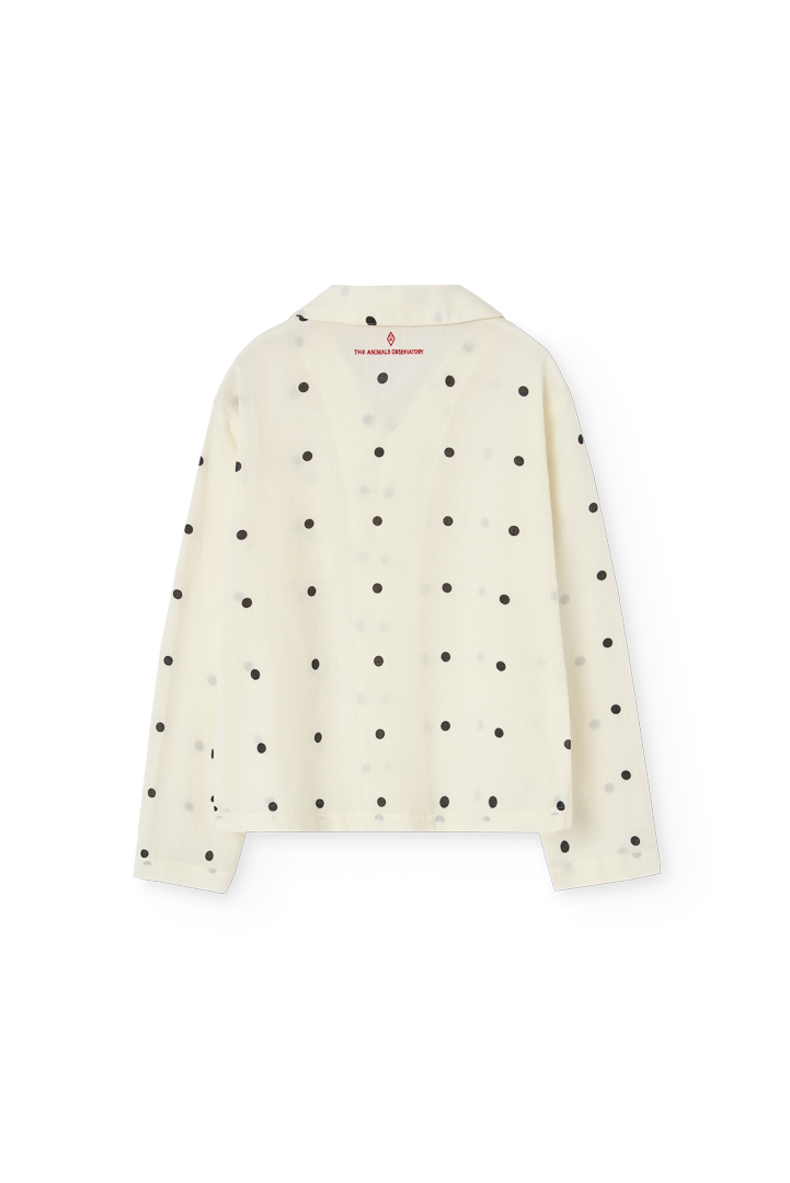 Raw White Wolf Shirt PRODUCT BACK