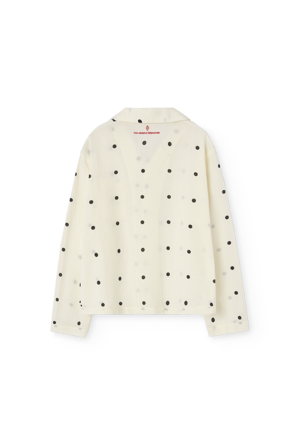 Raw White Wolf Shirt PRODUCT BACK