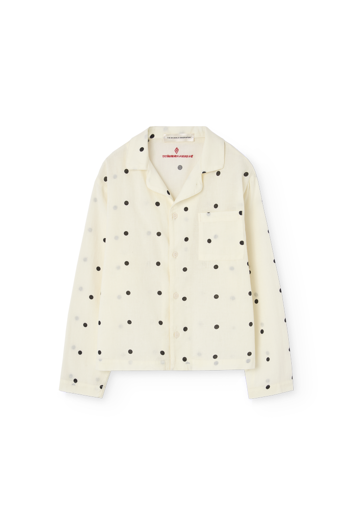 Raw White Wolf Shirt PRODUCT FRONT