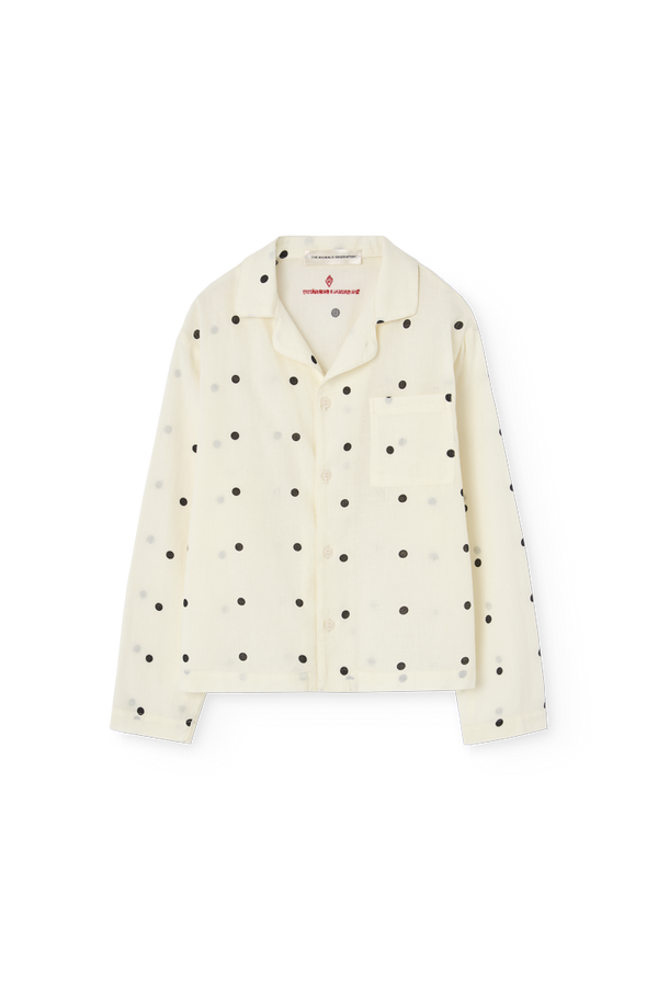 Raw White Wolf Shirt PRODUCT FRONT
