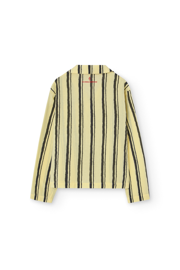Soft Yellow Wolf Shirt PRODUCT BACK