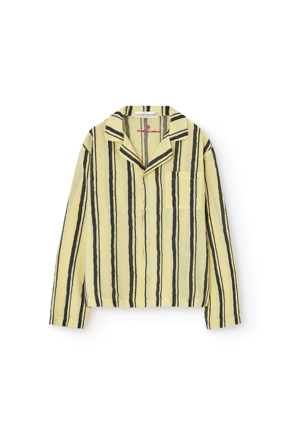 Soft Yellow Wolf Shirt PRODUCT FRONT