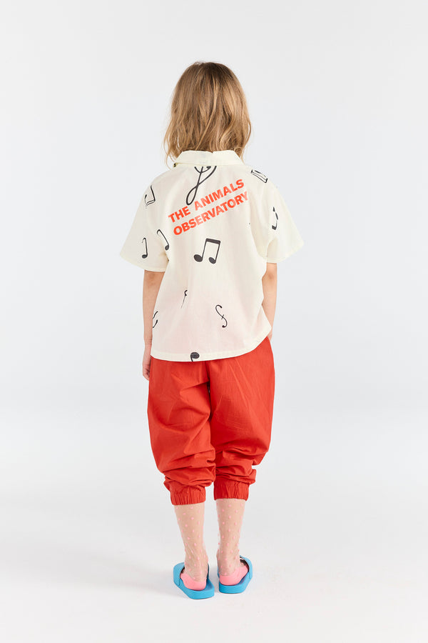 Raw White Cuckoo Shirt MODEL BACK