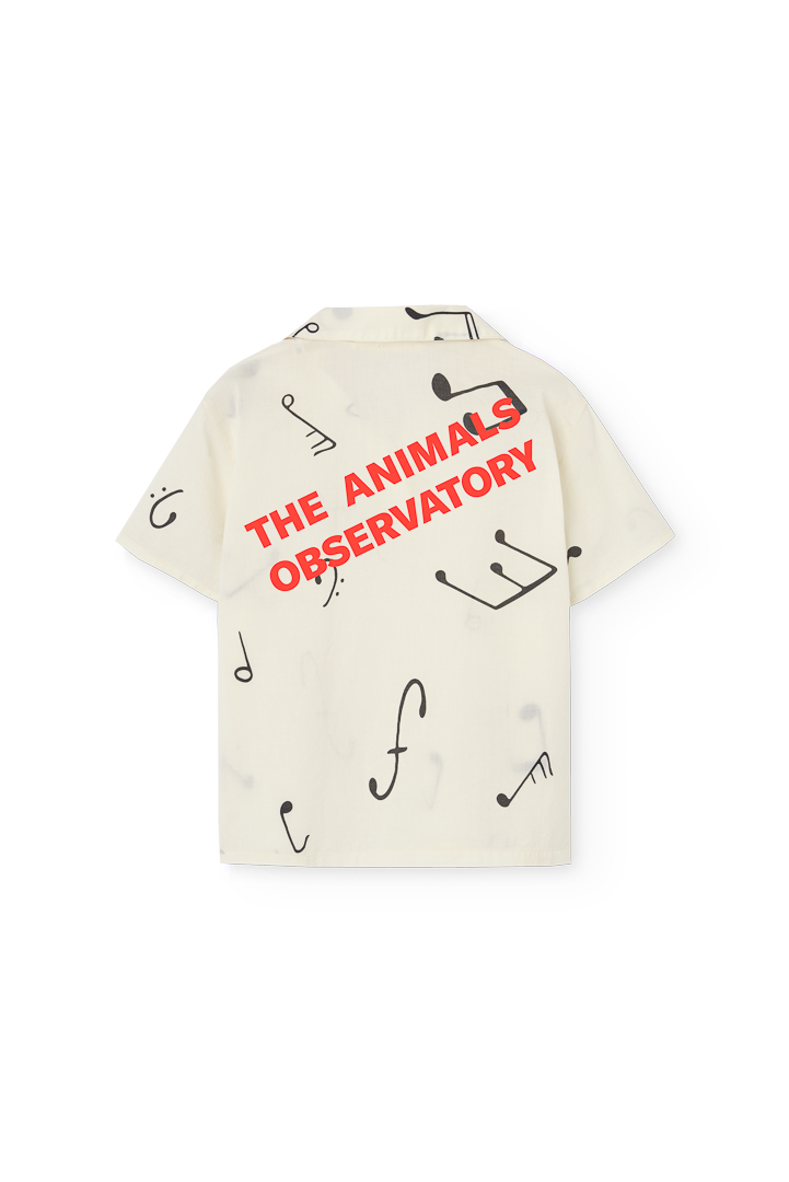 Raw White Cuckoo Shirt PRODUCT BACK