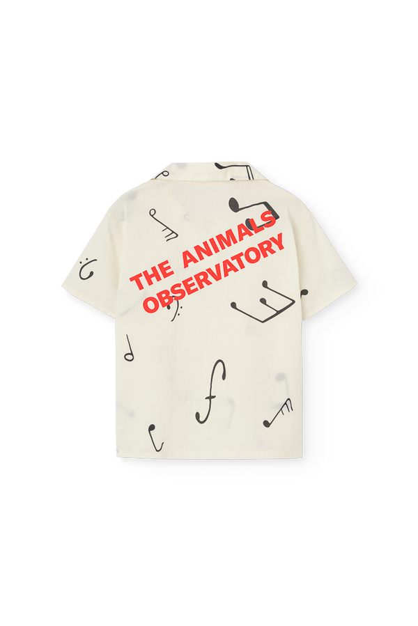 Raw White Cuckoo Shirt PRODUCT BACK