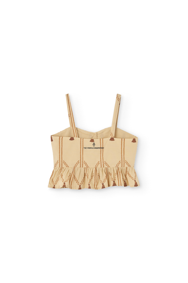 Soft Brown Quail Top PRODUCT BACK