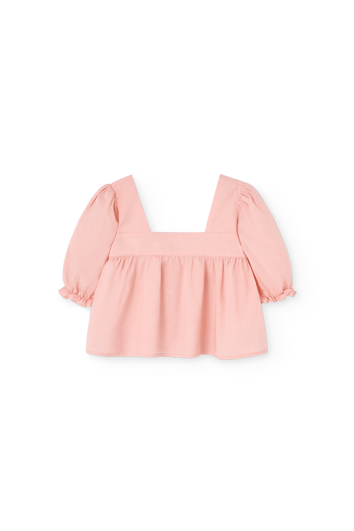 Soft Pink Mandril Blouse