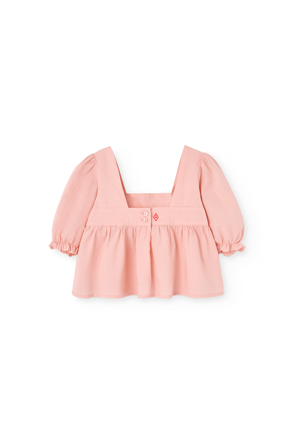 Soft Pink Mandril Blouse PRODUCT BACK