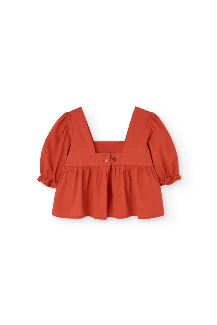 Red Mandril Blouse PRODUCT BACK