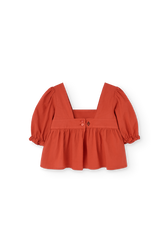 Red Mandril Blouse PRODUCT BACK