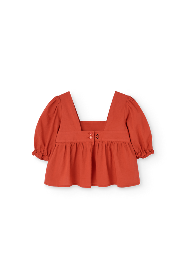 Red Mandril Blouse PRODUCT BACK