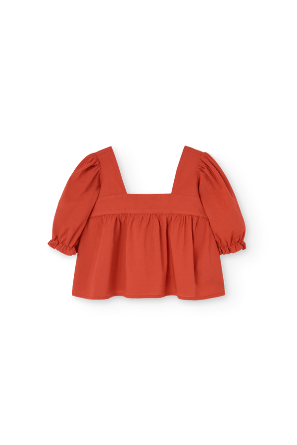 Red Mandril Blouse PRODUCT FRONT