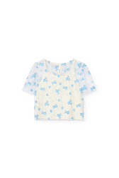 Raw White Seagull Blouse PRODUCT BACK