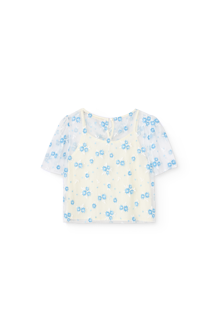 Raw White Seagull Blouse PRODUCT BACK