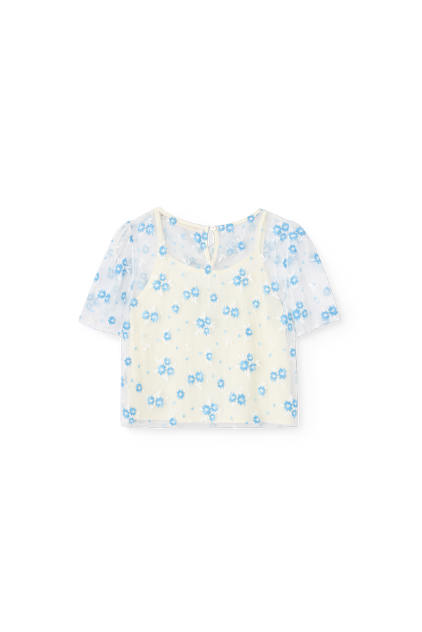 Raw White Seagull Blouse PRODUCT BACK