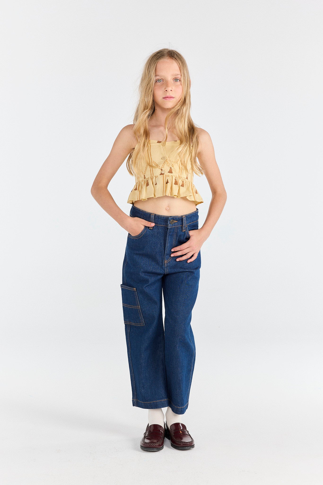 Denim Condor Denim Pants MODEL FRONT