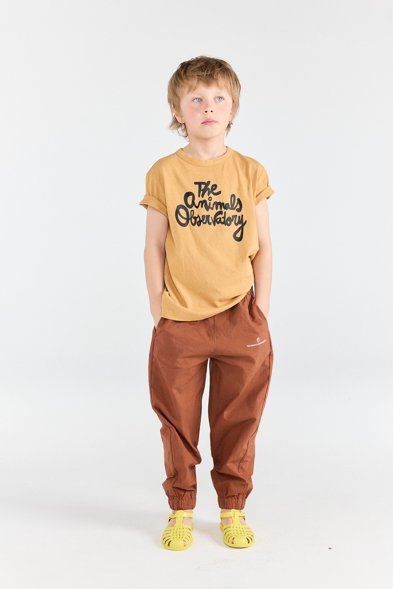 Brown Elephant Pants MODEL FRONT