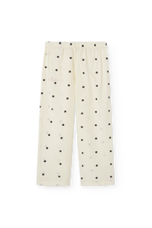 Raw White Antelope Pants PRODUCT BACK