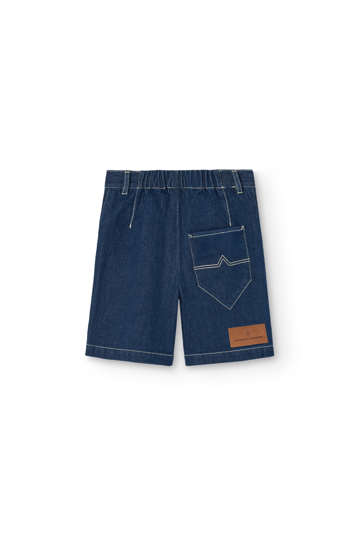 Blue Muntjac Denim Shorts PRODUCT BACK