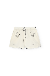 Raw White Clam Shorts PRODUCT BACK