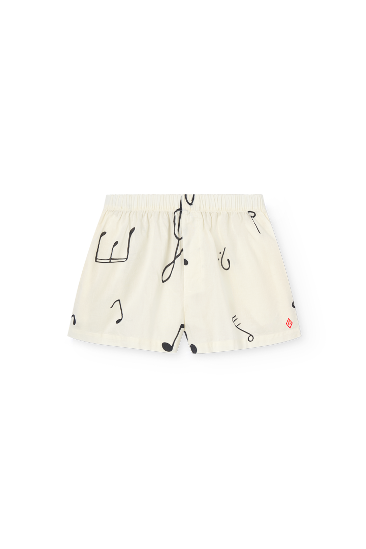Raw White Clam Shorts PRODUCT FRONT