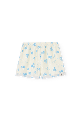 Raw White Dragonet Shorts PRODUCT FRONT