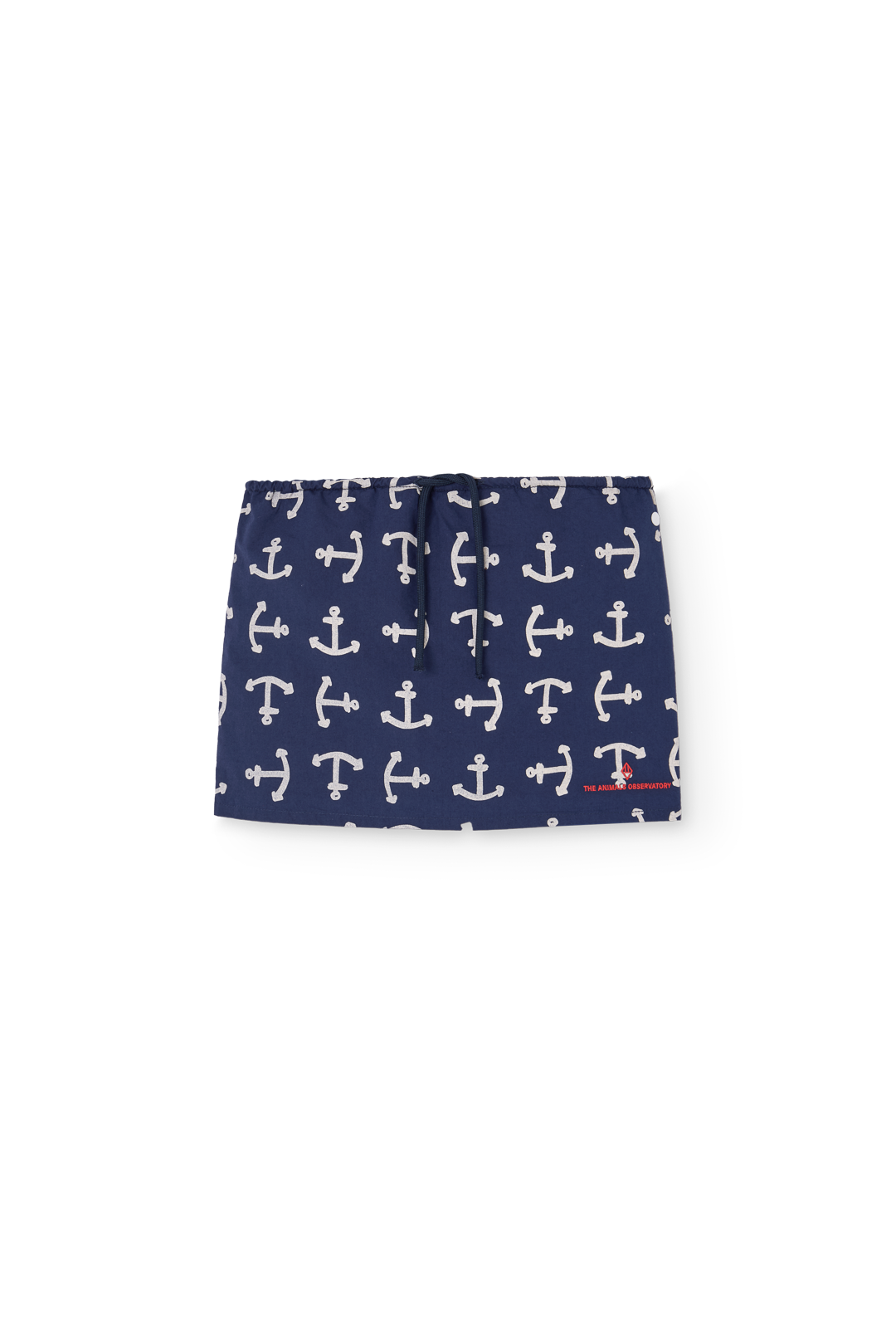 Deep Blue Shrimp Mini Skirt PRODUCT FRONT