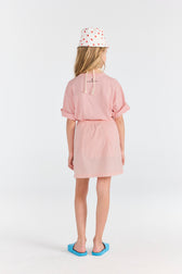 Soft Pink Swan Skirt MODEL BACK
