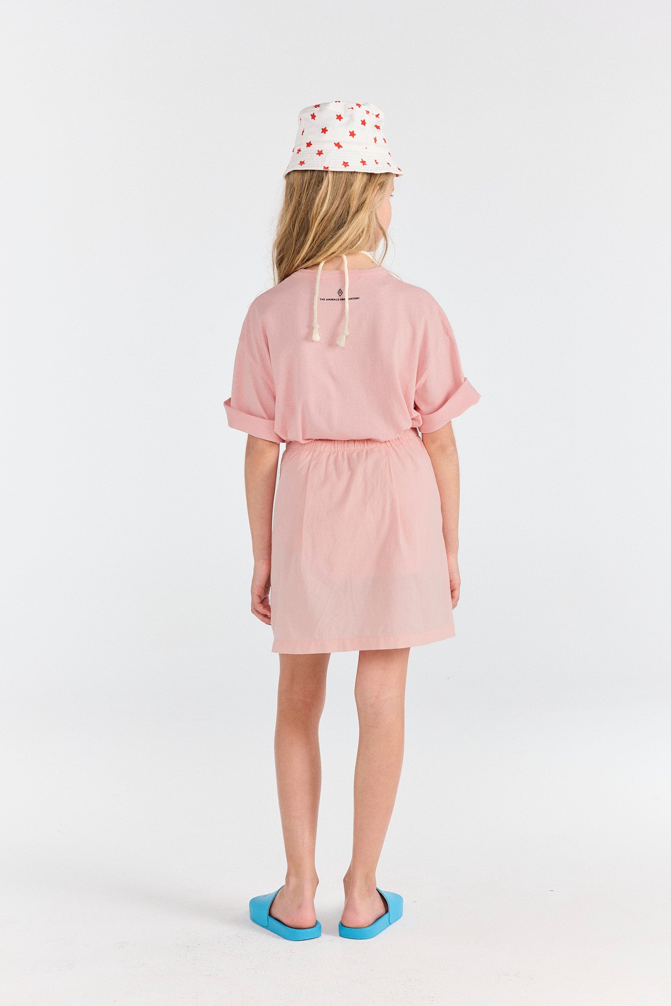 Soft Pink Swan Skirt MODEL BACK