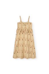 Soft Brown Roe Dress PRODUCT BACK