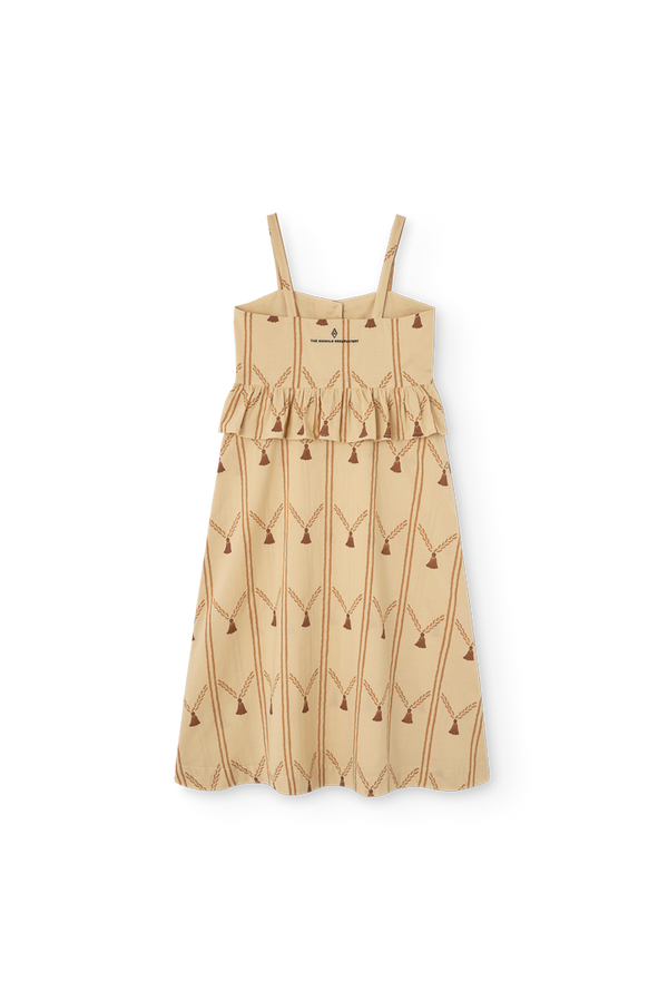 Soft Brown Roe Dress PRODUCT BACK