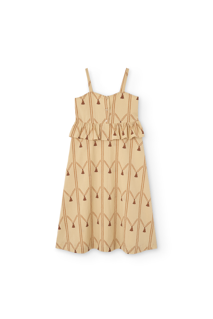 Soft Brown Roe Dress PRODUCT FRONT
