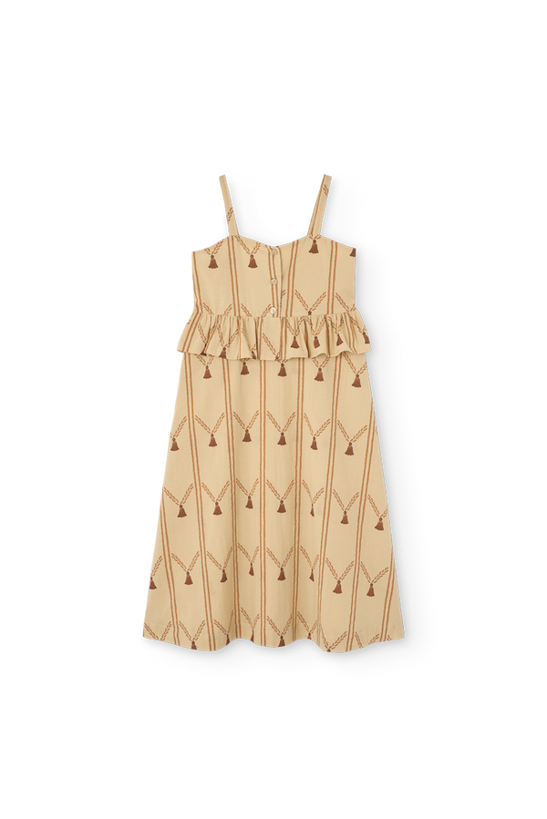 Soft Brown Roe Dress PRODUCT FRONT