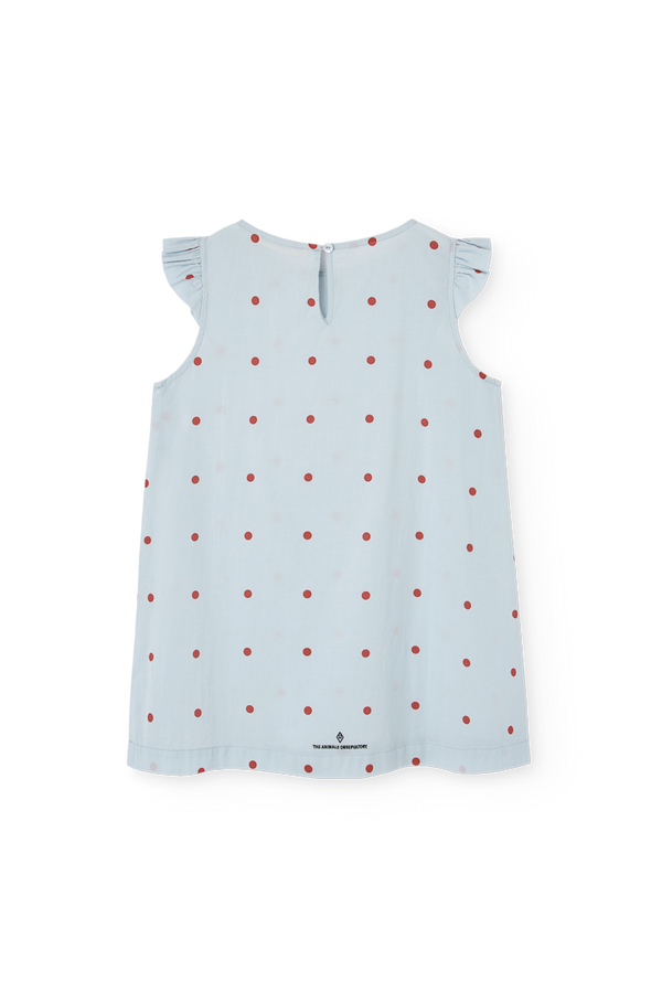 Blue Firefly Dress PRODUCT BACK